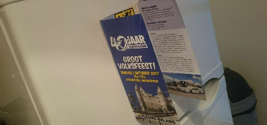 Volksfeest Vlaams Belang “40 jaar Richtinggevend” Gratis busvervoer vanuit Vlaams-Brabant