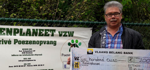 Persbericht: VB Tremelo schenkt 200 € aan de Poezenplaneet