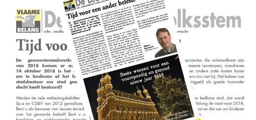 Lokaal blad stad Leuven, december 2017