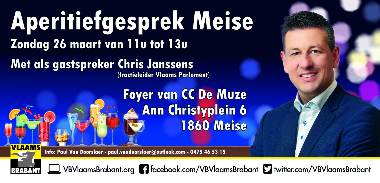 Aperitiefgesprek Met Chris Janssens In Meise | Vlaams-Brabant @ Vlaams ...