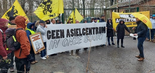 Actie tegen komst asielcontainers in Kampenhout
